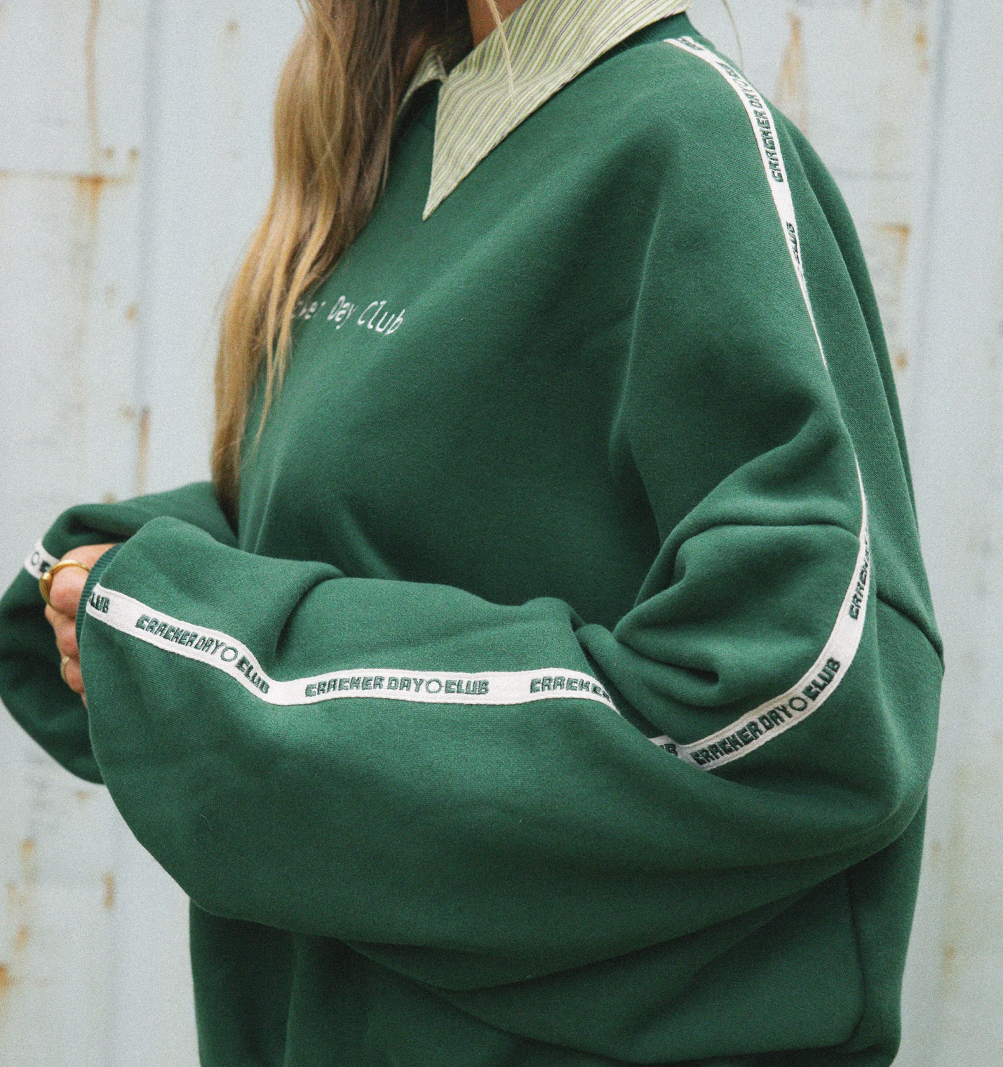CLOUD RACER SWEATER - FOREST
 - cracker day club