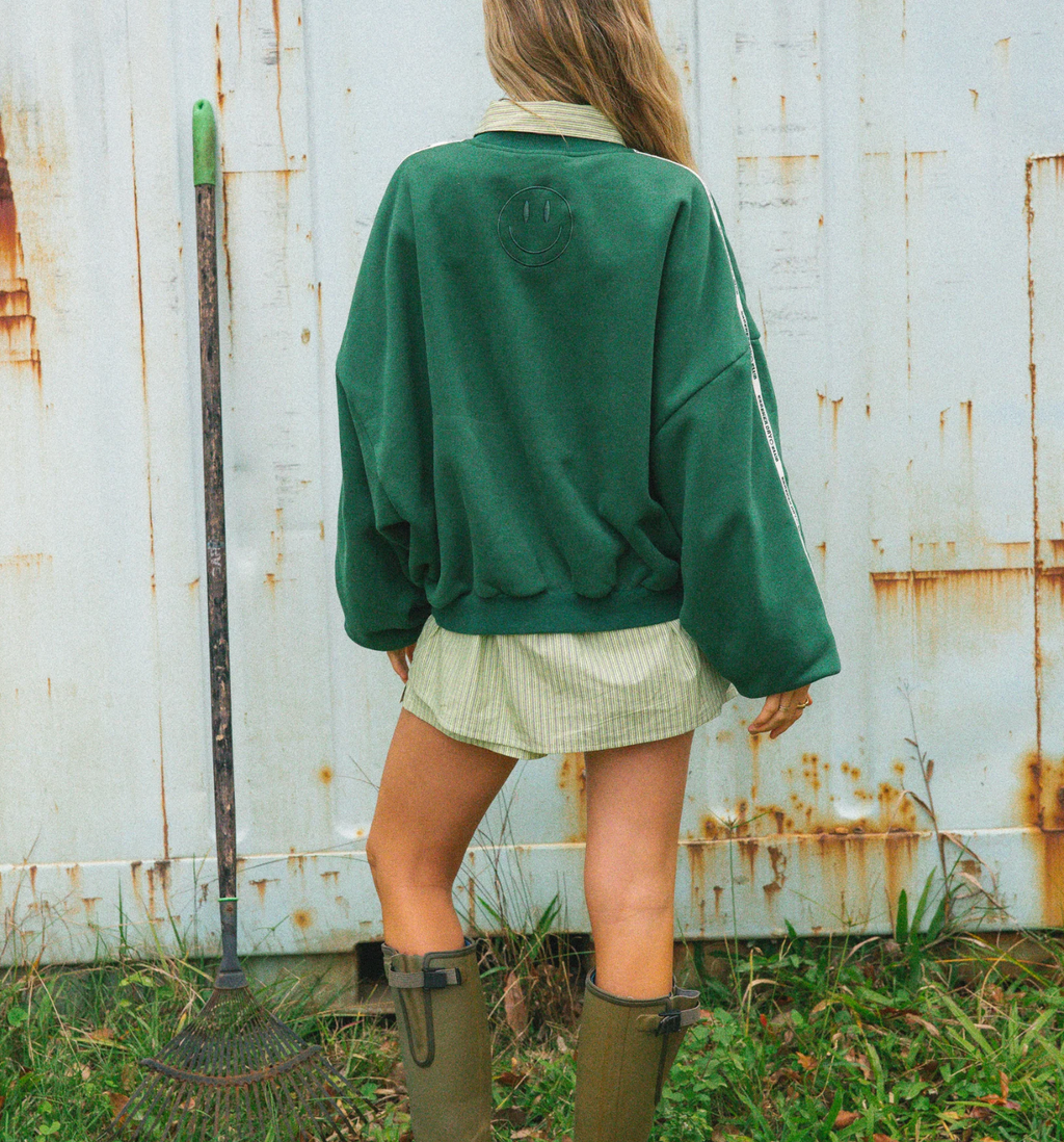 CLOUD RACER SWEATER - FOREST
 - cracker day club