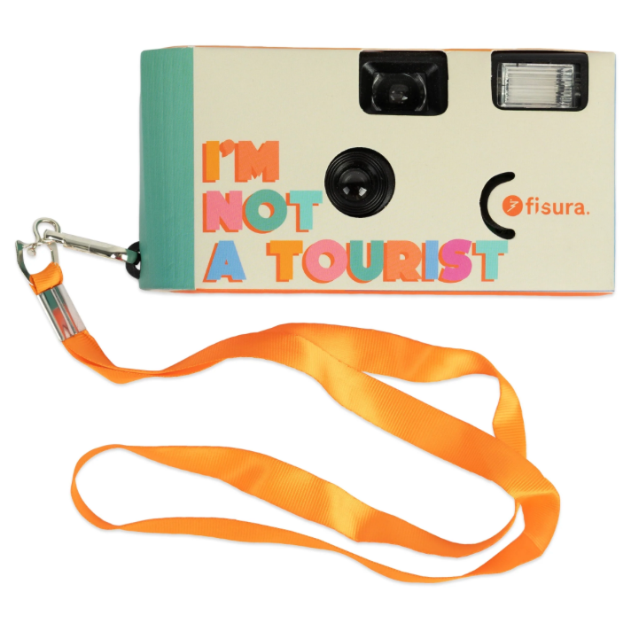 “I'm not a tourist" - disposable camera - fisura