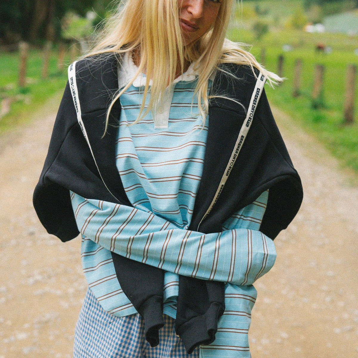 IN THE BLUE POLO SHIRT - OCEAN STRIPE