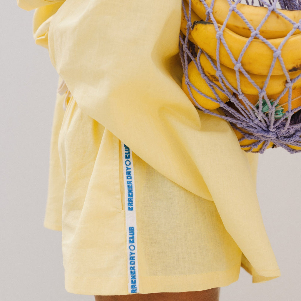 cracker day club - yellow short