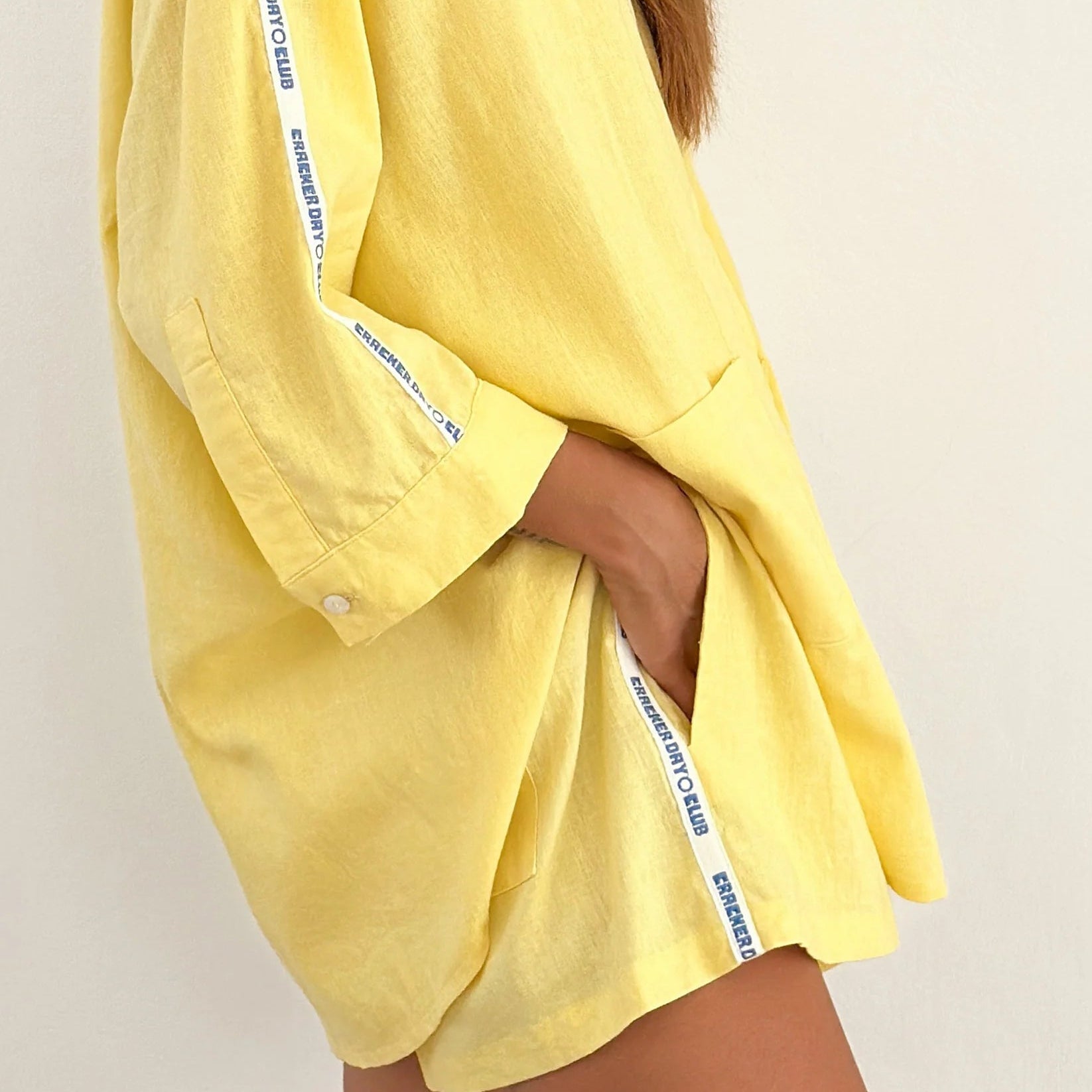 cracker day club - yellow short